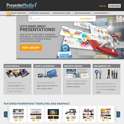 presenter media powerpoint templates 3d animations and clipart