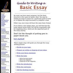 Essay writing sites basic