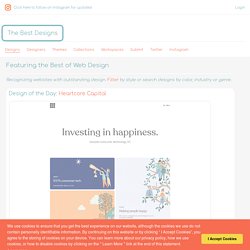 The Best Designs Best Web Design Awards & CSS Gallery The Best Designs Best Web Design Awards & CSS Gallery