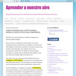 escribir una carta pearltrees como iniciar una carta formal