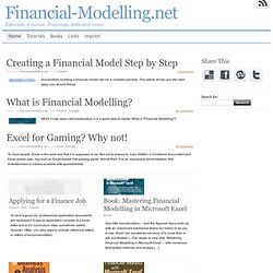 what is financial modeling