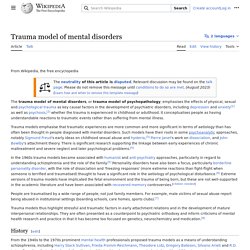 Psychopathology Linked To Trauma Teachtrauma >> What Is Trauma Pearltrees Psychopathology Linked To Trauma Teachtrauma >> What Is Trauma Pearltrees