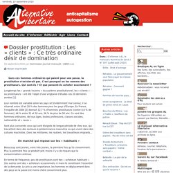 que pensent les prostituées de leurs clients