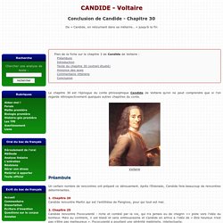 Conclusion Dissertation Candide Voltaire