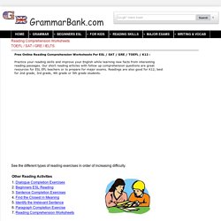 Worksheets K12 Worksheets reading comprehension worksheets k12 esl toefl ielts ielts