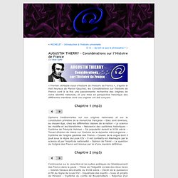 rencontres historiques augustin thierry