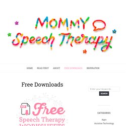 Printables Mommy Speech Therapy Worksheets printables mommy speech therapy worksheets safarmediapps slp resources pearltrees and forms therapy