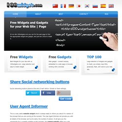 Free Widgets And Gadgets For Your Websites Pearltrees