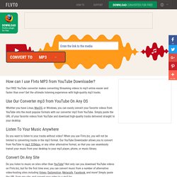 Convert2mp3 Online Video Converter You Dailymotion You To Mp3 Converter Convert Videos
