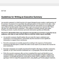 executive summary pearltrees rfp executive summary template