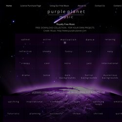 purple planet royalty free