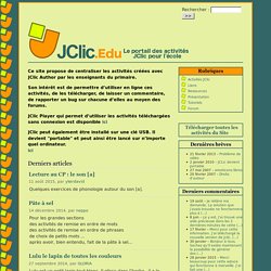 TÉLÉCHARGER JCLIC POUR WINDOWS WINDOWS POUR TÉLÉCHARGER JCLIC