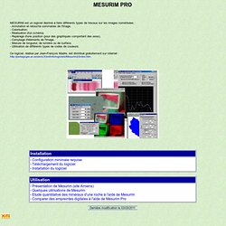 TÉLÉCHARGER LE LOGICIEL MESURIM LE MESURIM TÉLÉCHARGER LOGICIEL